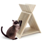 Wooden A-Frame Cat Scratcher