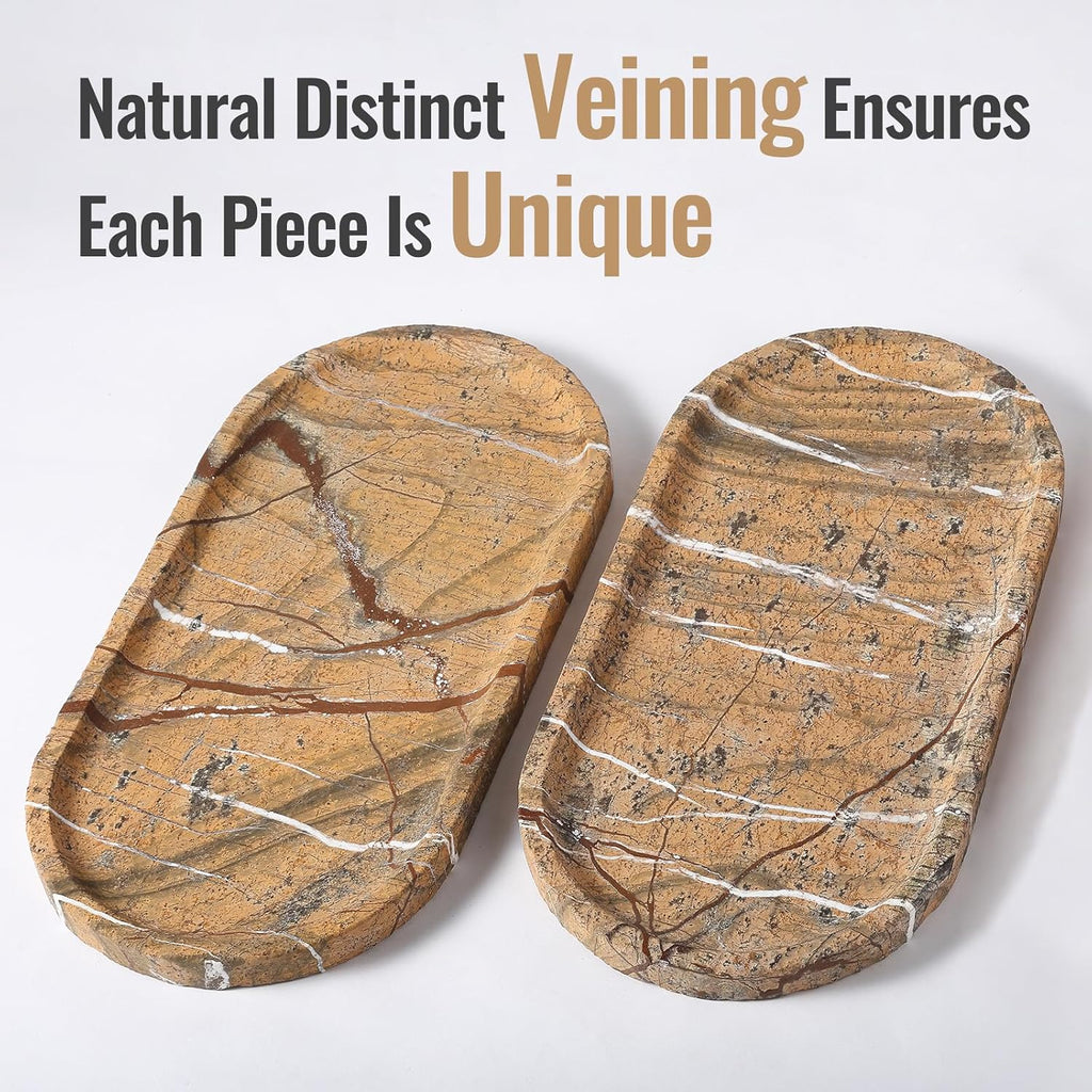 Natural Marble Catchall Tray