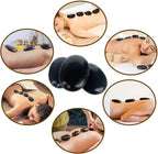 Basalt Massage Stones, Set of Three