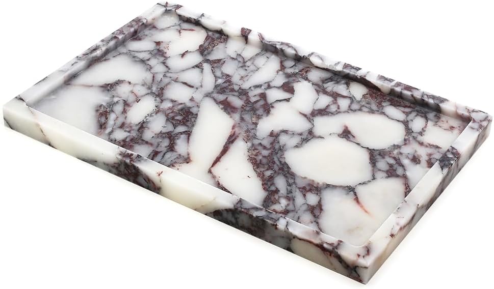 Viola Marble Vanity Tray