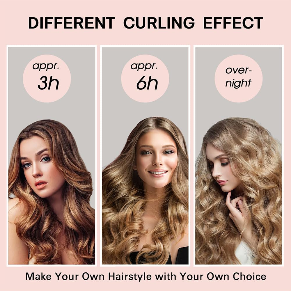 Satin Heatless Curling Set, Champagne