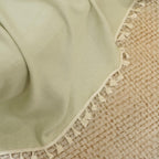 Pure Linen Fringed Throw
