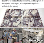 Viola Marble Vanity Tray