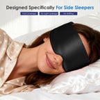 Weighted Silk Sleep Mask, Black