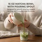Ceramic Matcha Set with Bamboo Whisk