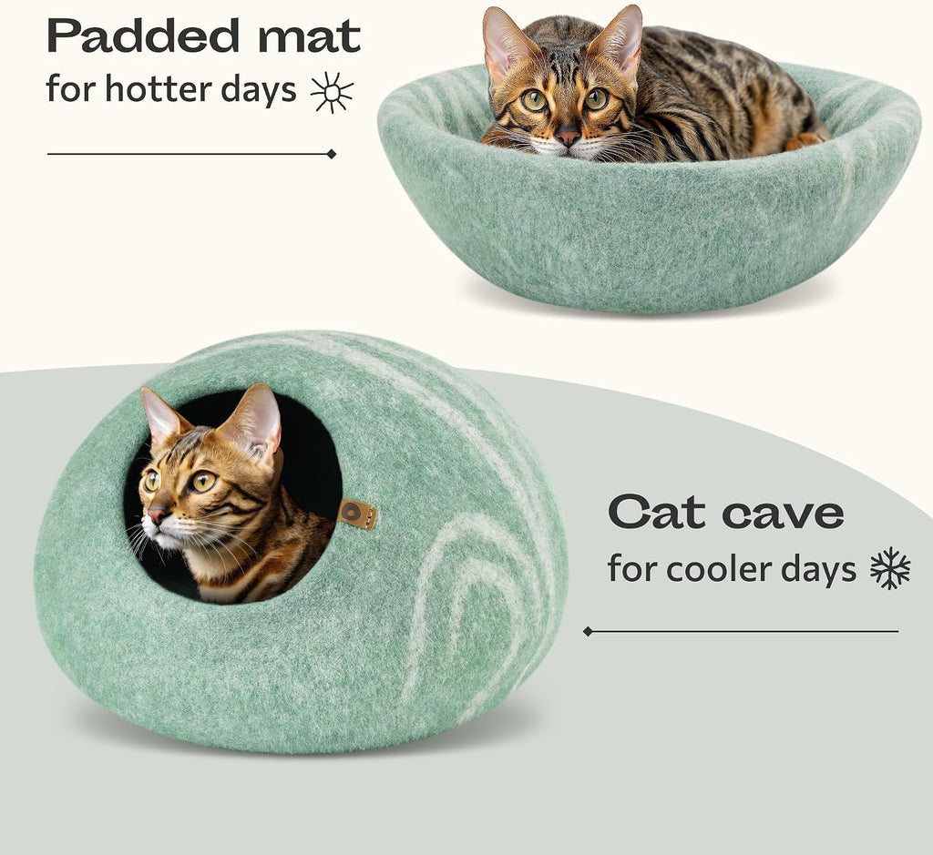Merino Wool Cat Cave