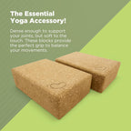 Studio Cork Yoga Blocks, Pair