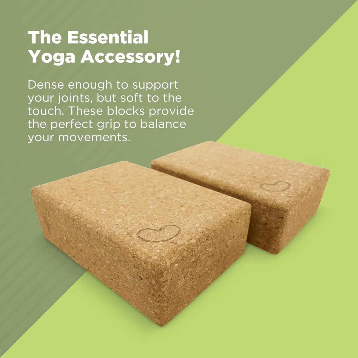 Studio Cork Yoga Blocks, Pair