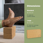 Studio Cork Yoga Blocks, Pair