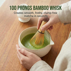 Ceramic Matcha Set with Bamboo Whisk