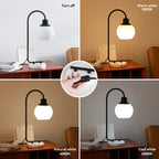 Marble Base Globe Table Lamp