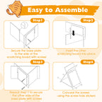 Wooden A-Frame Cat Scratcher
