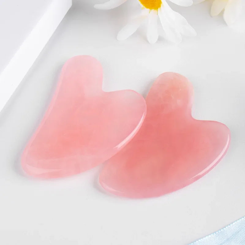 Natural jade gua sha facial scraping tool