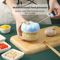 Pull string manual food chopper