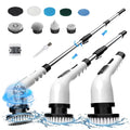 9-in-1 cordless electric spin scrubber with brush heads