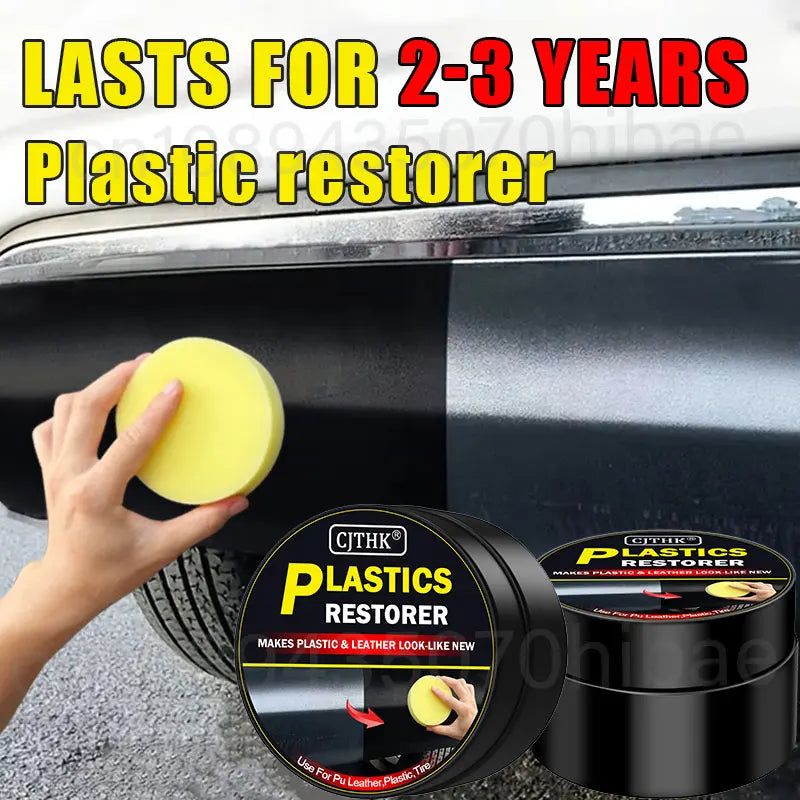 Back to black car plastic restorer