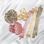 Satin Heatless Curling Set, Champagne