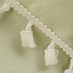 Pure Linen Fringed Throw